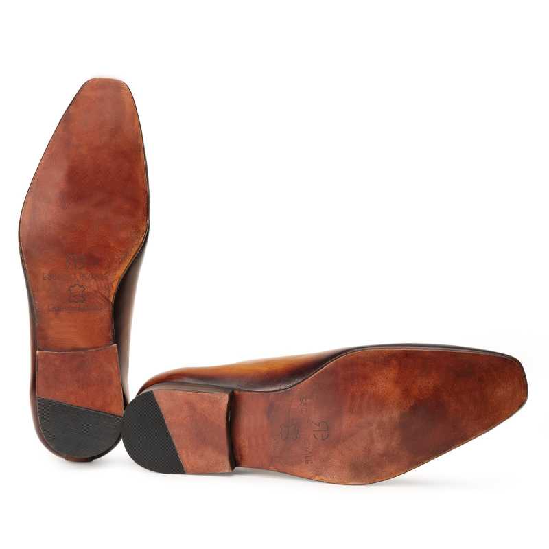 The Leonardo Wholecut Oxford In Tan