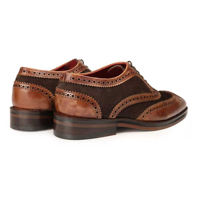 The London Wingtip Brogues in Brown