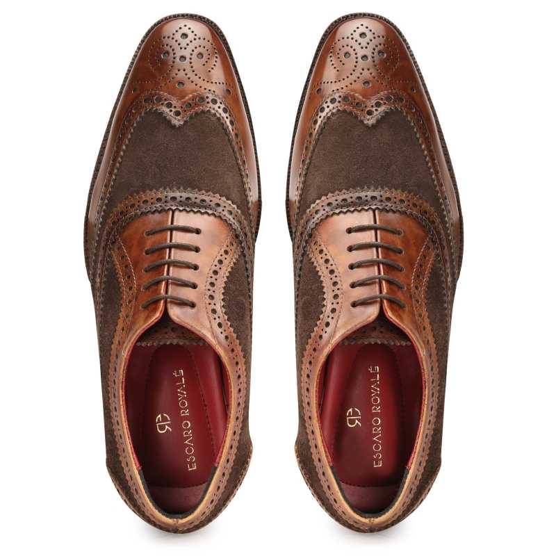 The London Wingtip Brogues in Brown