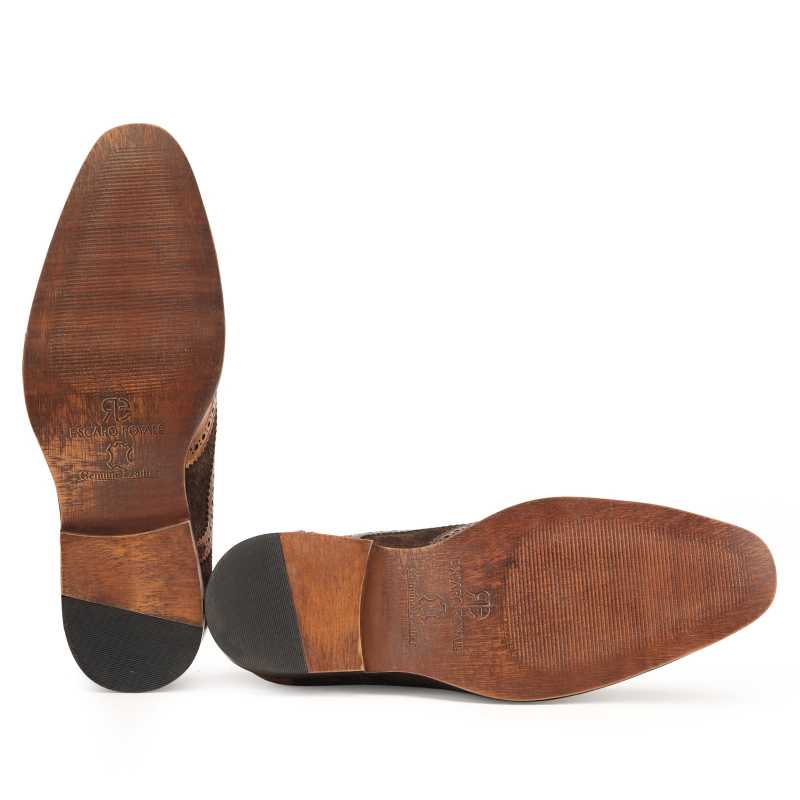 The London Wingtip Brogues in Brown