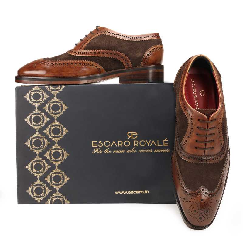 The London Wingtip Brogues in Brown