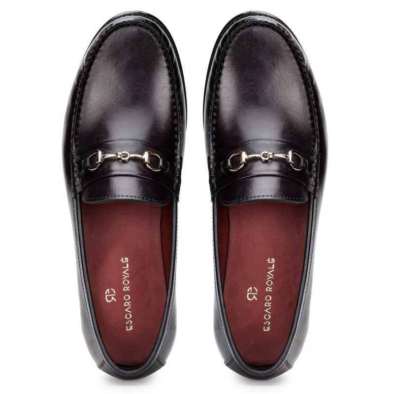 Carlos Horsebit Loafers In Wine