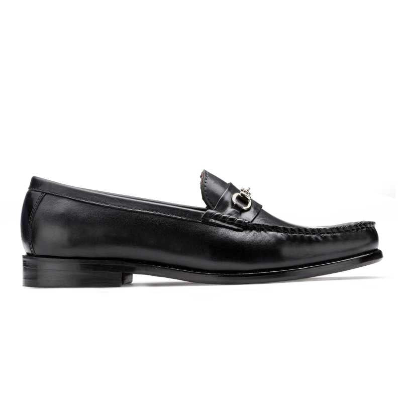 Carlos Horsebit Loafers In Black
