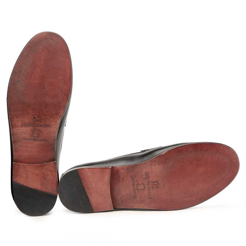 Carlos Horsebit Loafers In Black