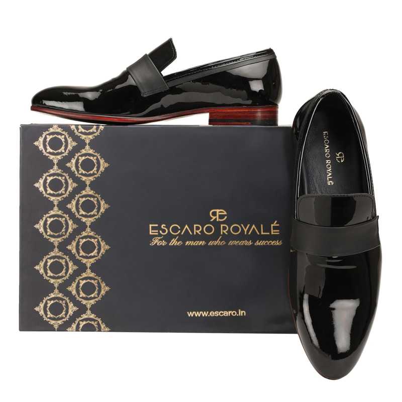 Hugo Loafers in Black High Gloss