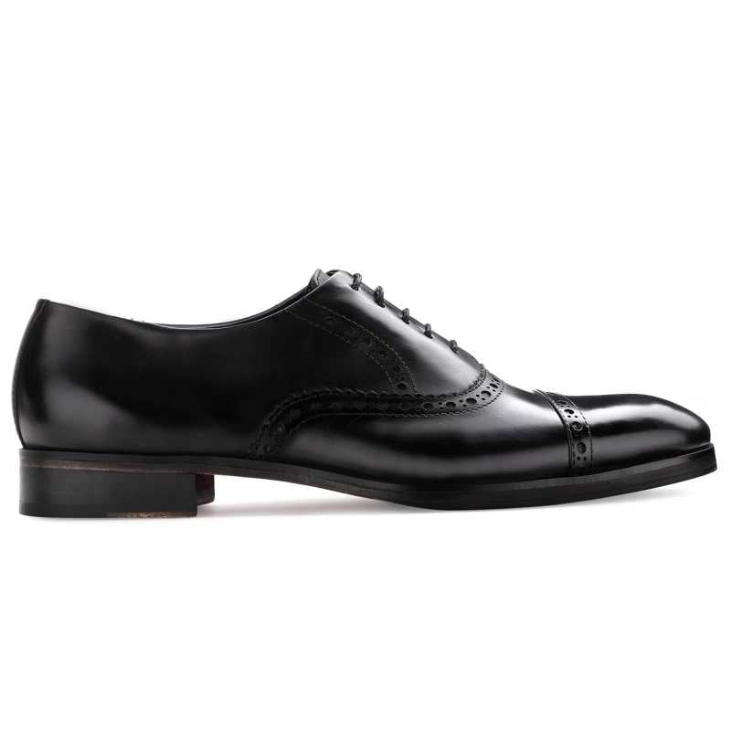 Vienna Classic Toecap Oxfords in Black