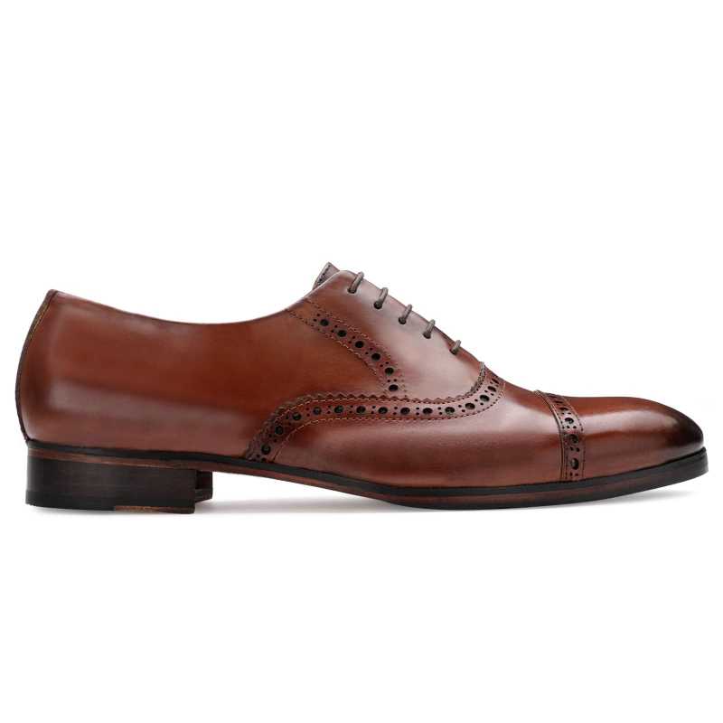 Vienna Classic Toecap Oxfords in Brown