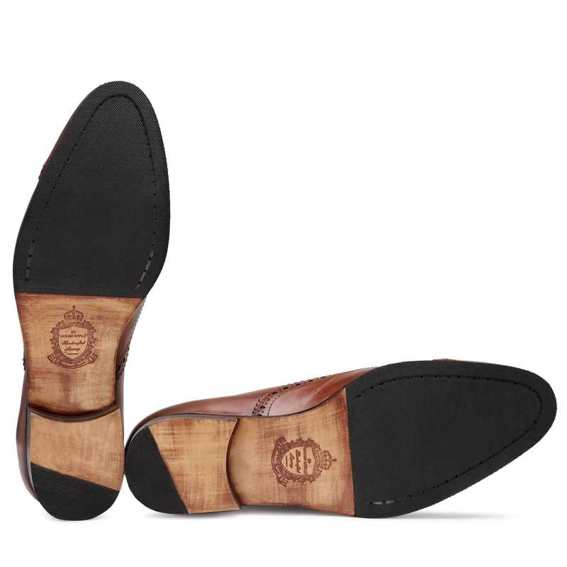 Vienna Classic Toecap Oxfords in Brown