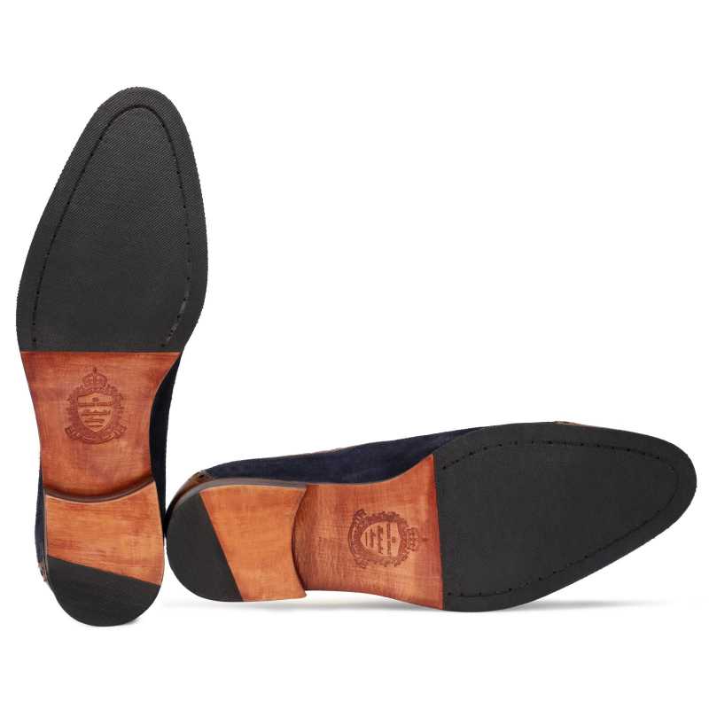 The Budapest Oxfords in Tan Blue - men's shoes, view 6