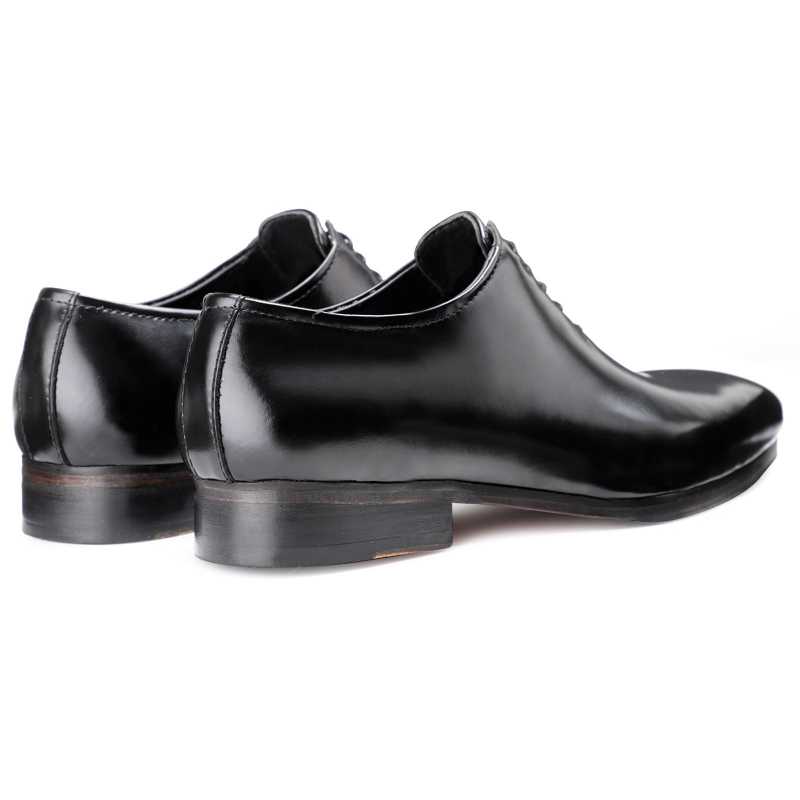 Milan Smooth Wholecut Oxfords In Black