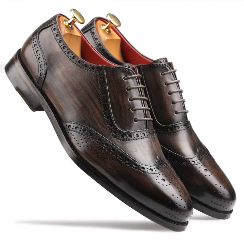 Don Vito Classic Brogues in Brown