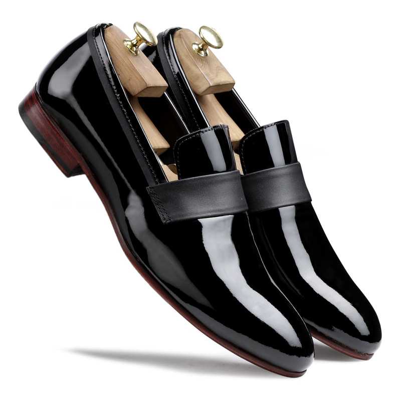 Hugo Loafers in Black High Gloss