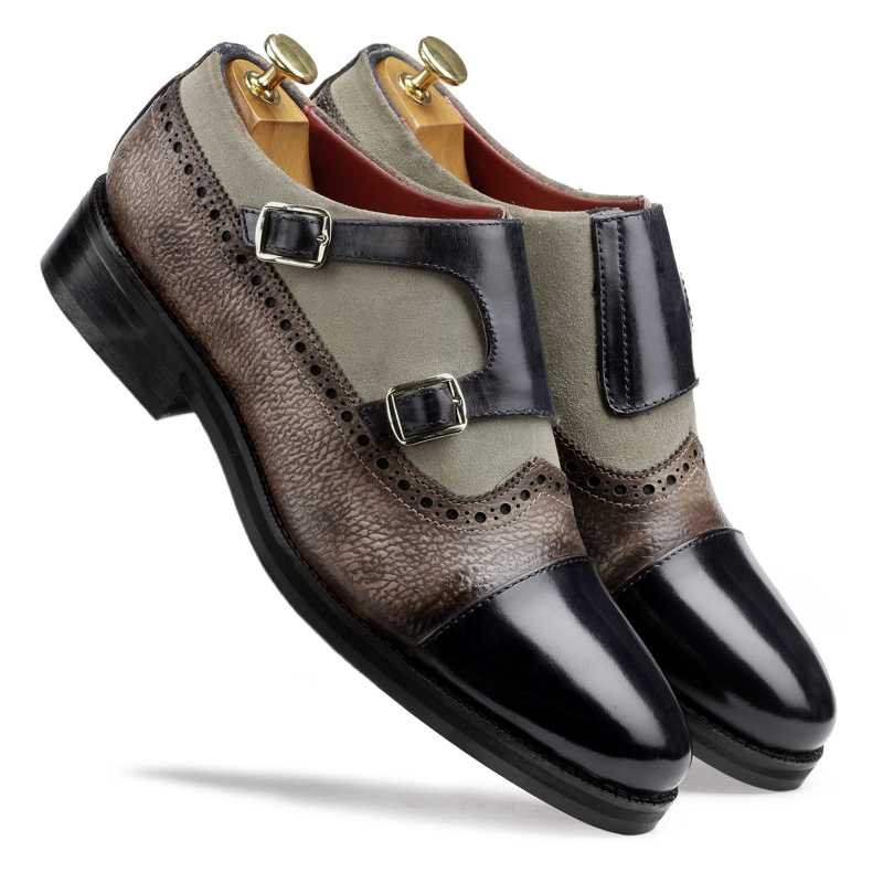 Alexei Designer Double Monk in Multicolor