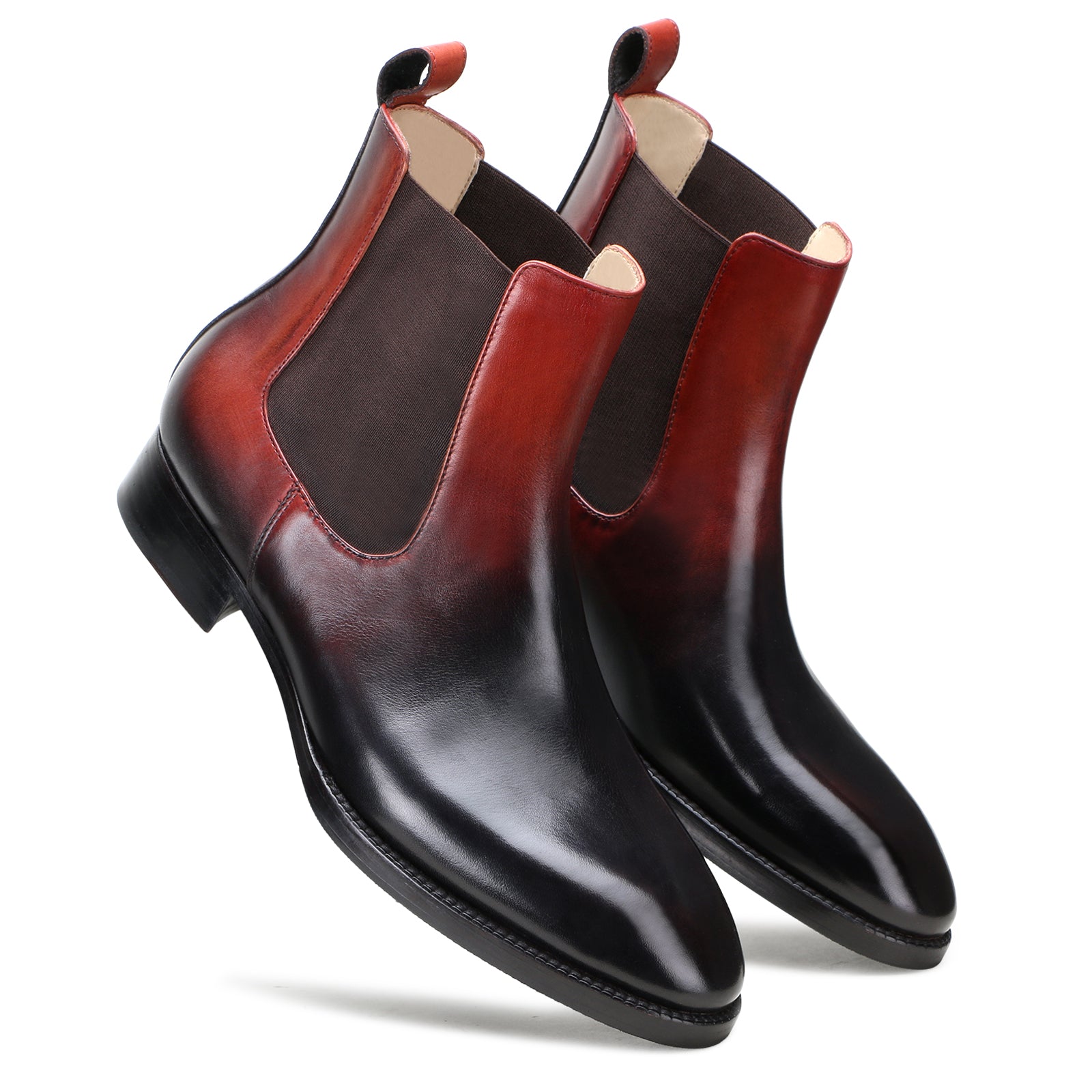 Torino Chelsea in Burgundy Noir Patina