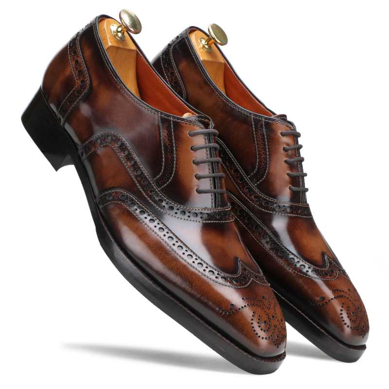 Windsor Burnished Brogues in Brown