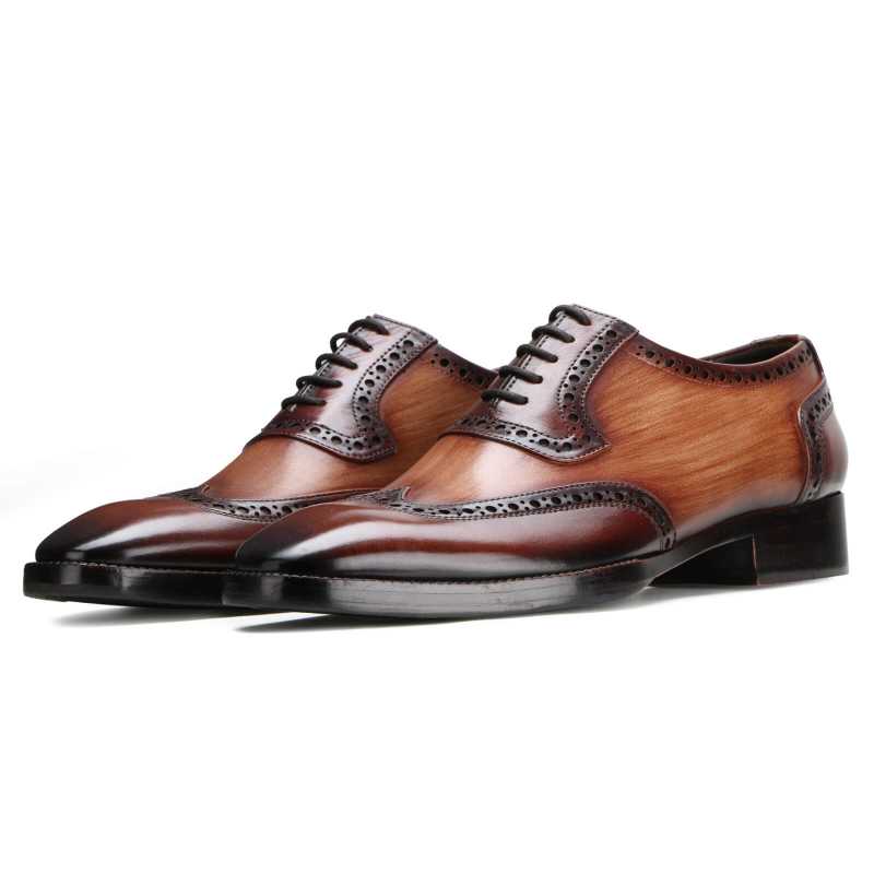 Lance Wingtip Brogues in Brown