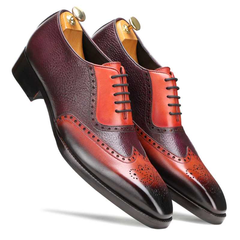 Celestia Brogues in Burnished Wine
