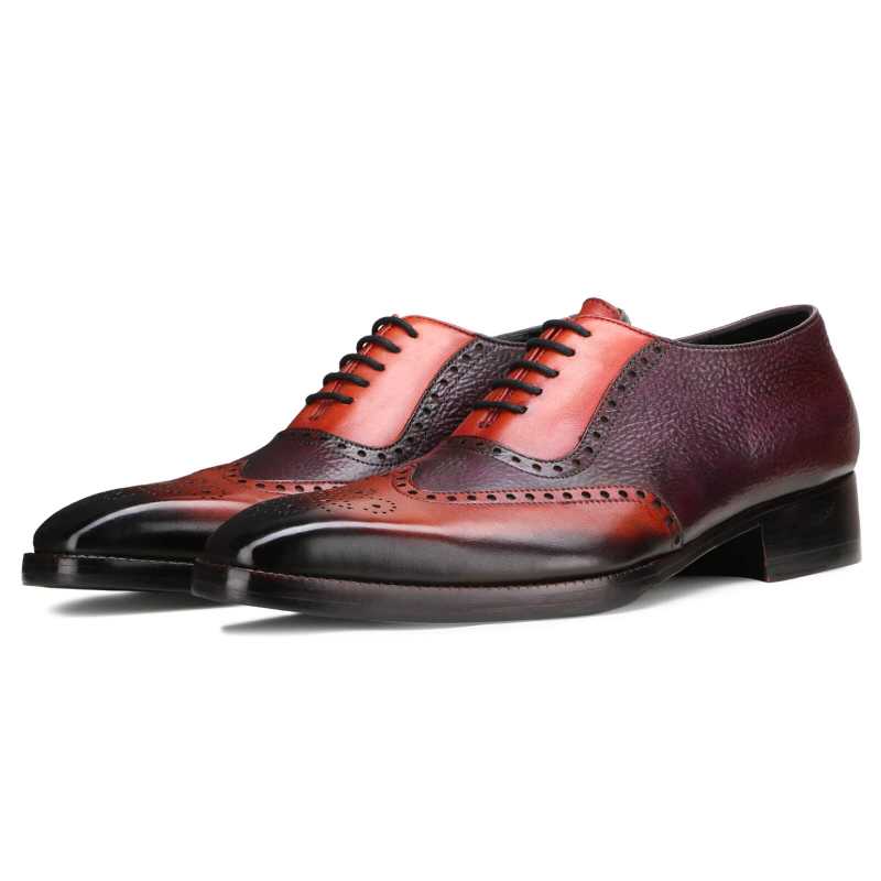 Celestia Brogues in Burnished Wine