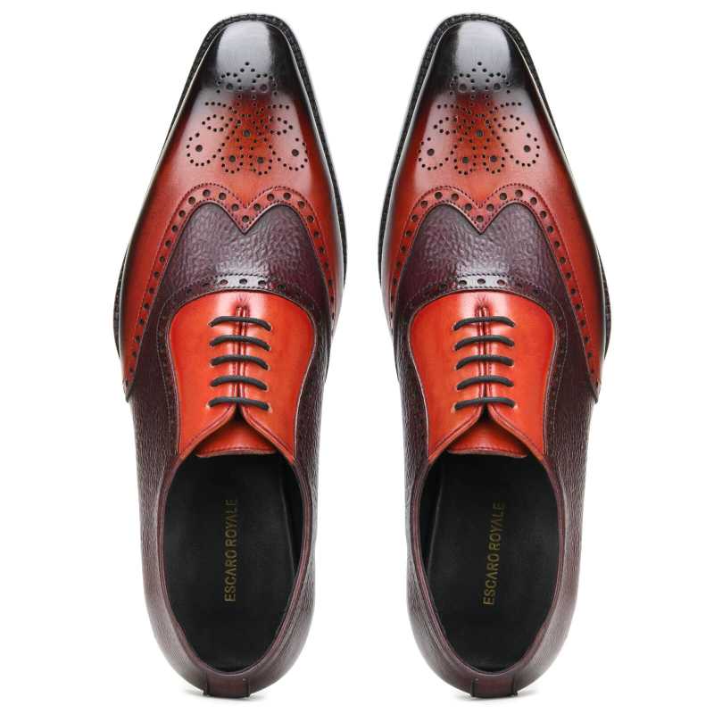 Celestia Brogues in Burnished Wine