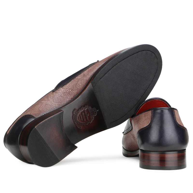 Zabor Buckled Loafers in Olive