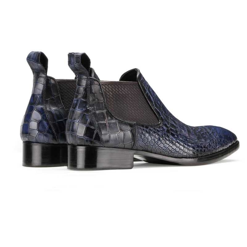 Richard Short Chelsea Boots in Blue