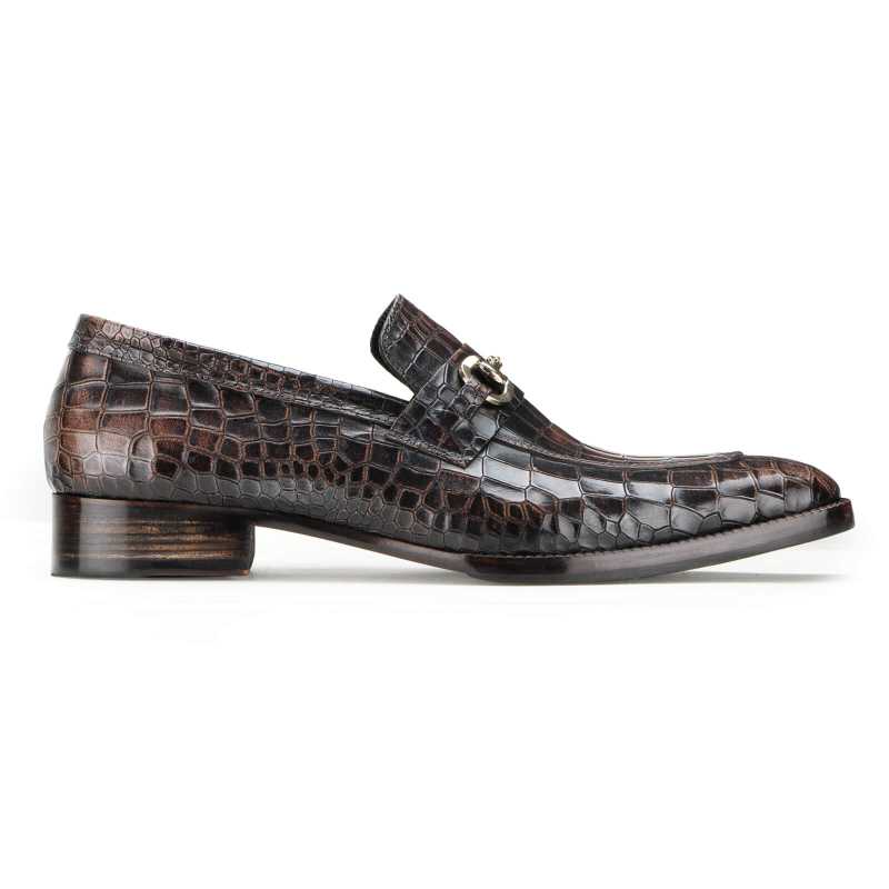 Garett Horsebit Loafers in Brown
