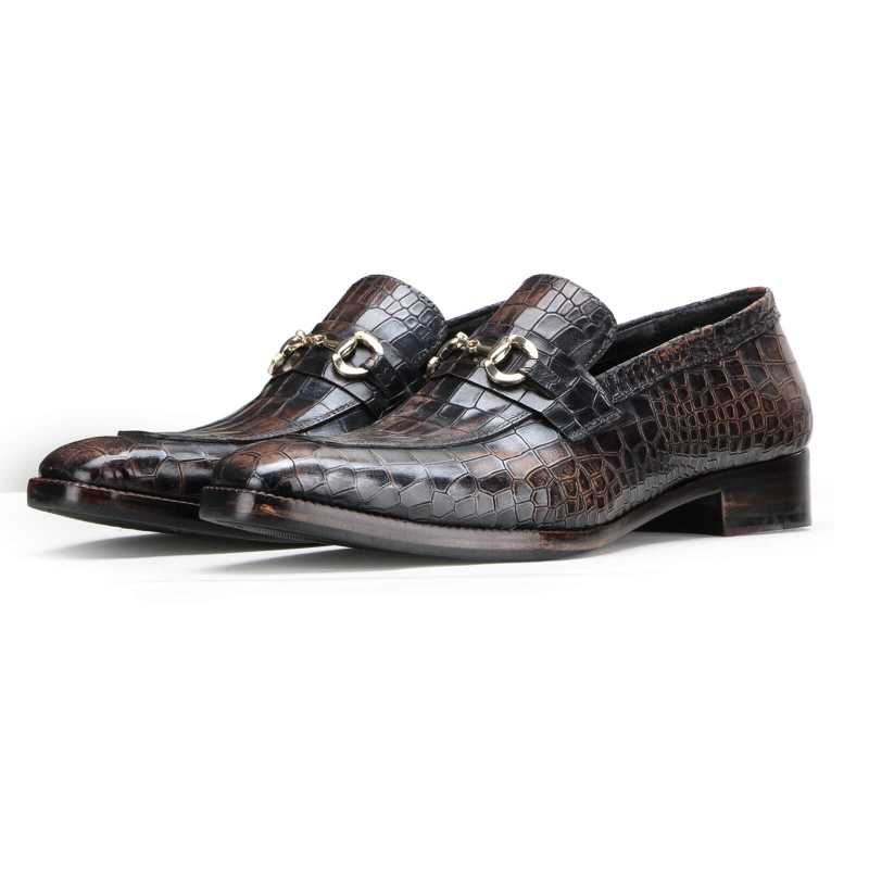 Garett Horsebit Loafers in Brown