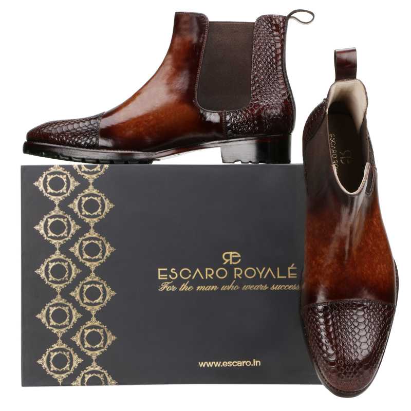 Lionheart Chelsea Boots in Brown