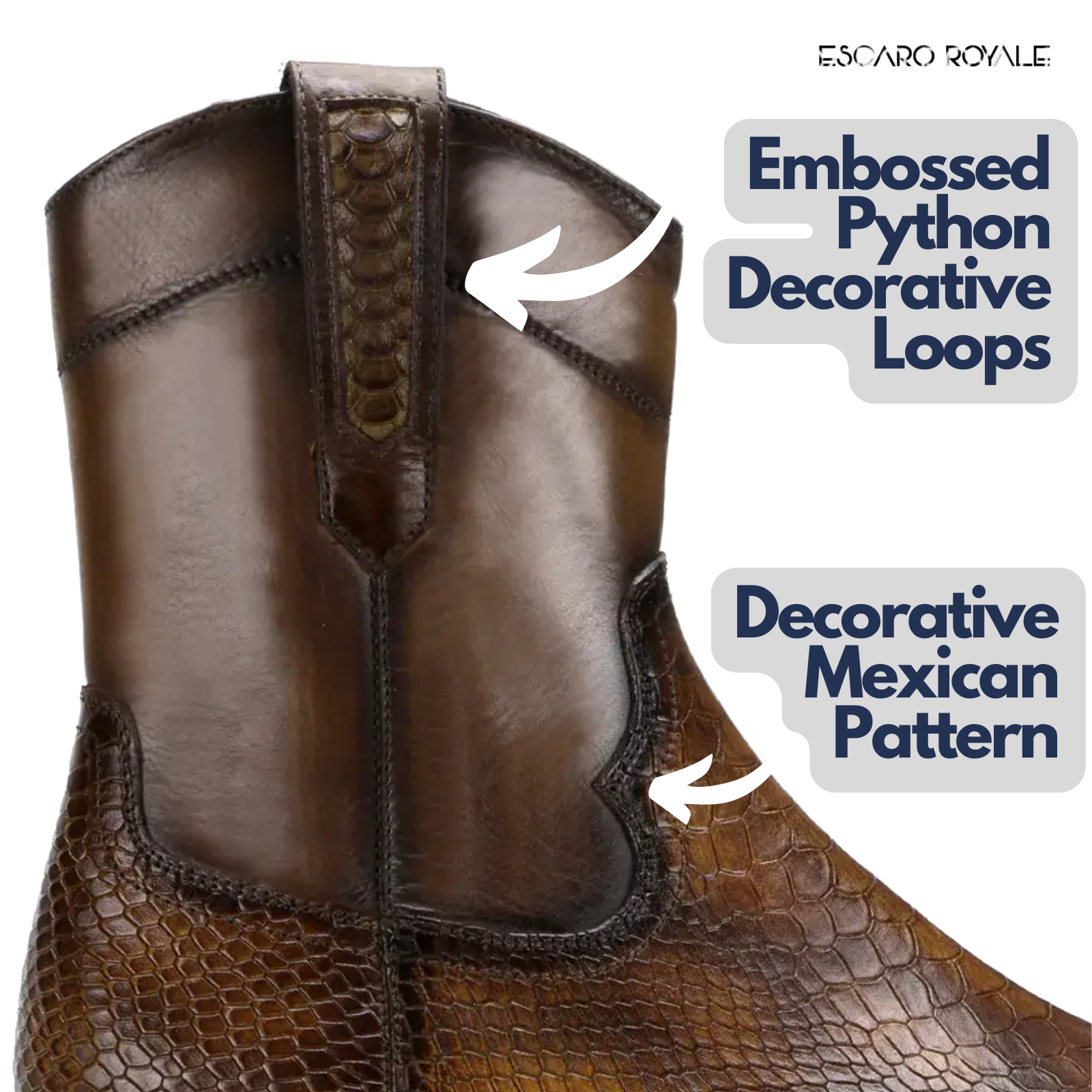 Escaro Royale Goodyear Welted Walter Cowboy Boots
