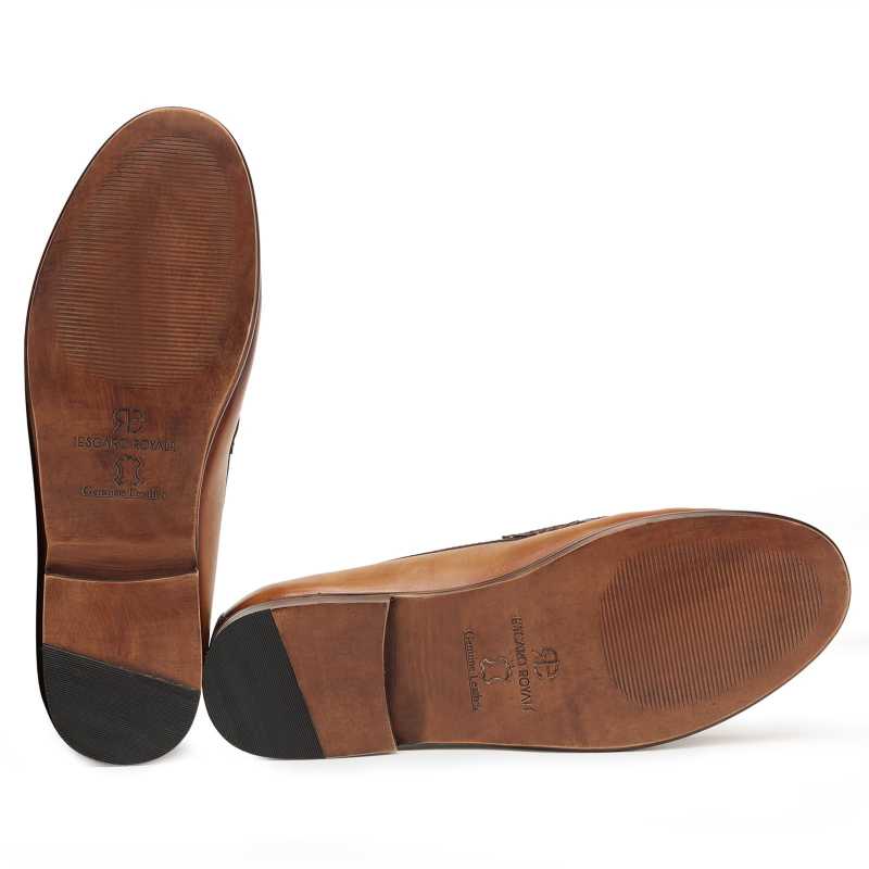 Elinor Classic Penny Loafers in Tan