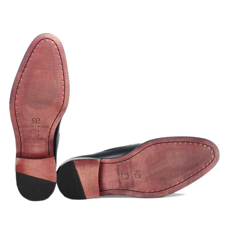 The Blue Braided Tassel Designer Loafer - men's shoes, view 6