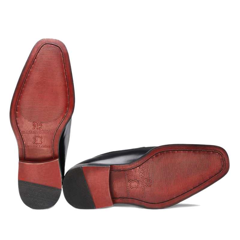 Black Medallion Loafers