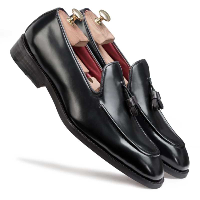 Black Tassel Loafers