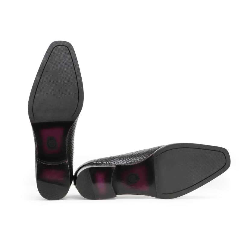 Serpent Loafers in Olive-Tan