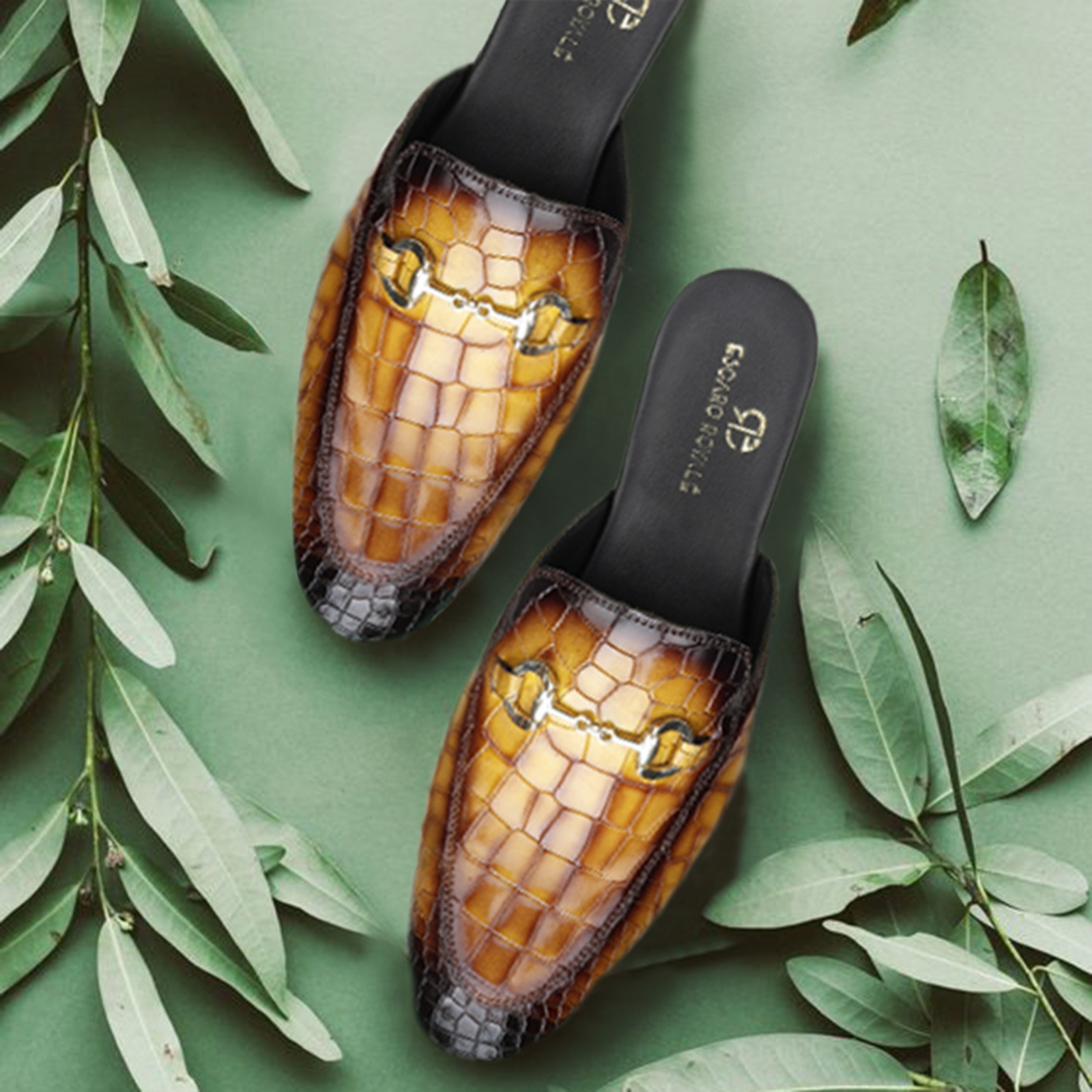 Tanguy Mule Slippers in Tan