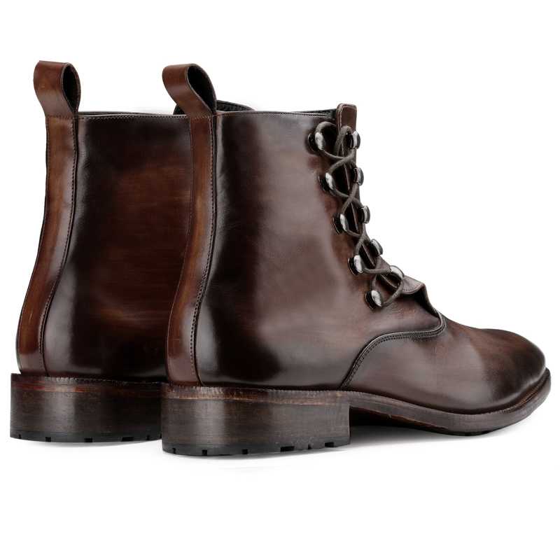 Francisco Laceup Boots in Brown