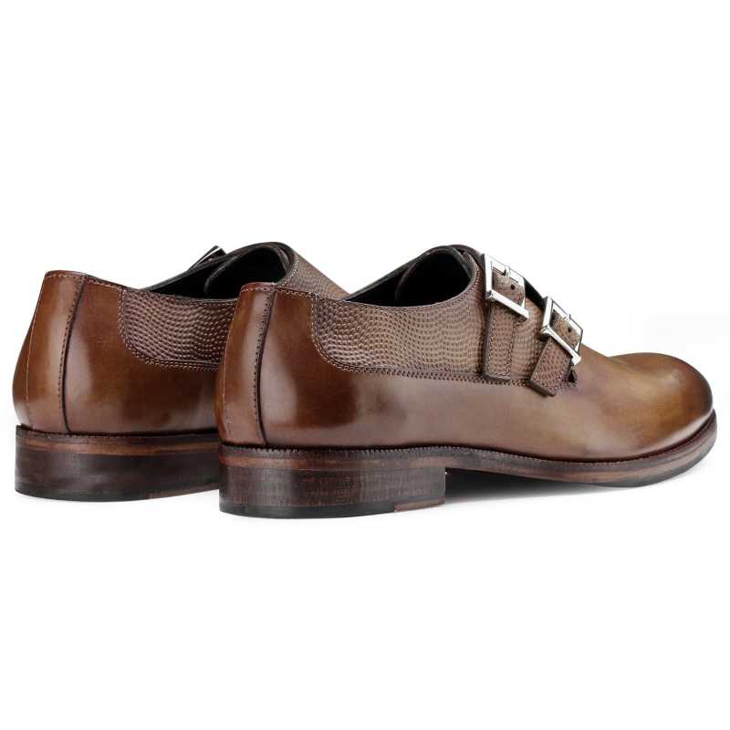 Samuel Designer Double Monks in Tan