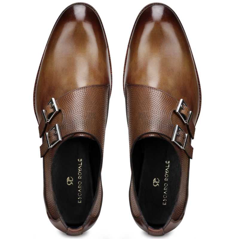 Samuel Designer Double Monks in Tan