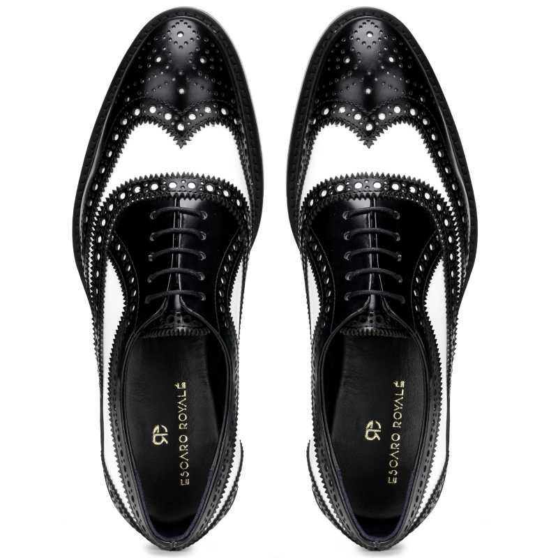 Golf Designer Brogue In Black White