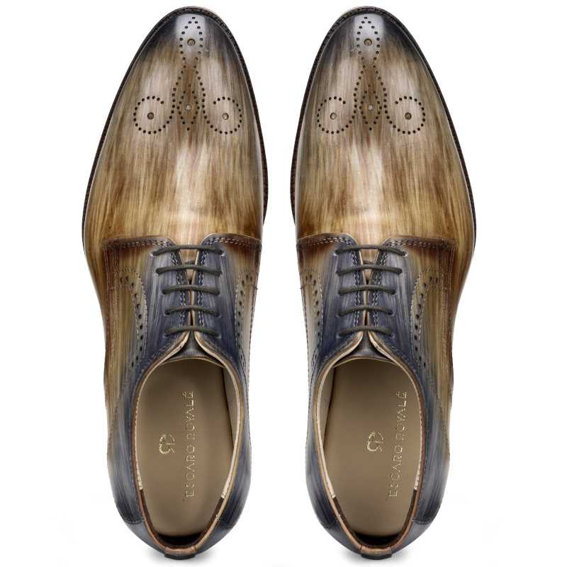 Aurora Derby Shoes in Ombre Effect in Multicolor