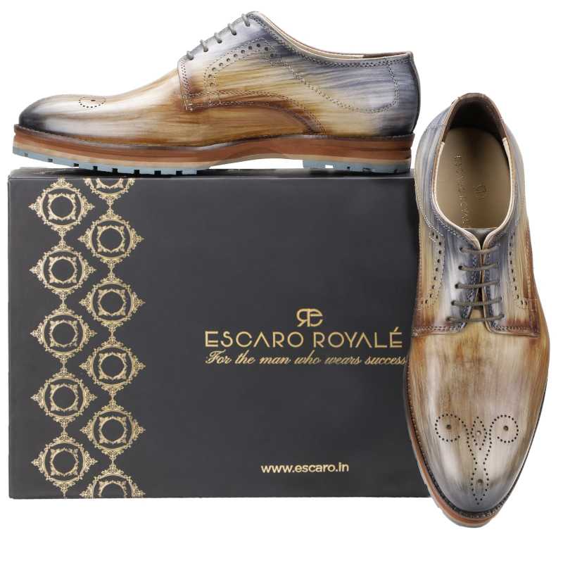 Aurora Derby Shoes in Ombre Effect in Multicolor