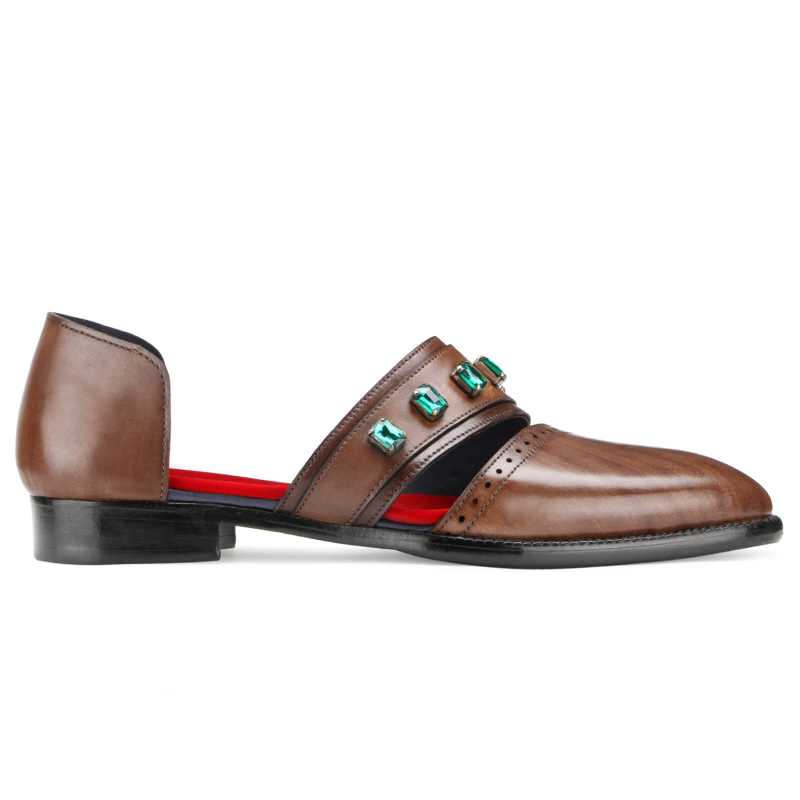 Hector Leather Sandals Brown