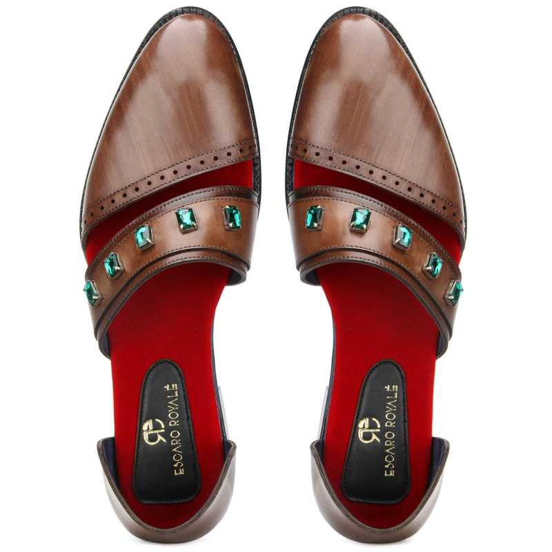 Hector Leather Sandals Brown