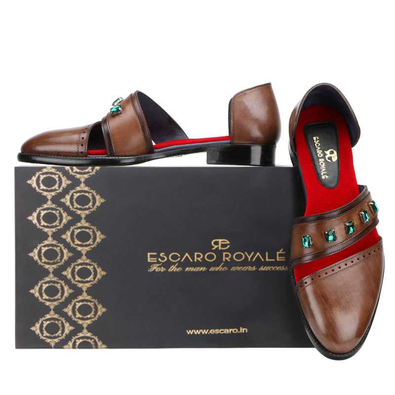 Hector Leather Sandals Brown