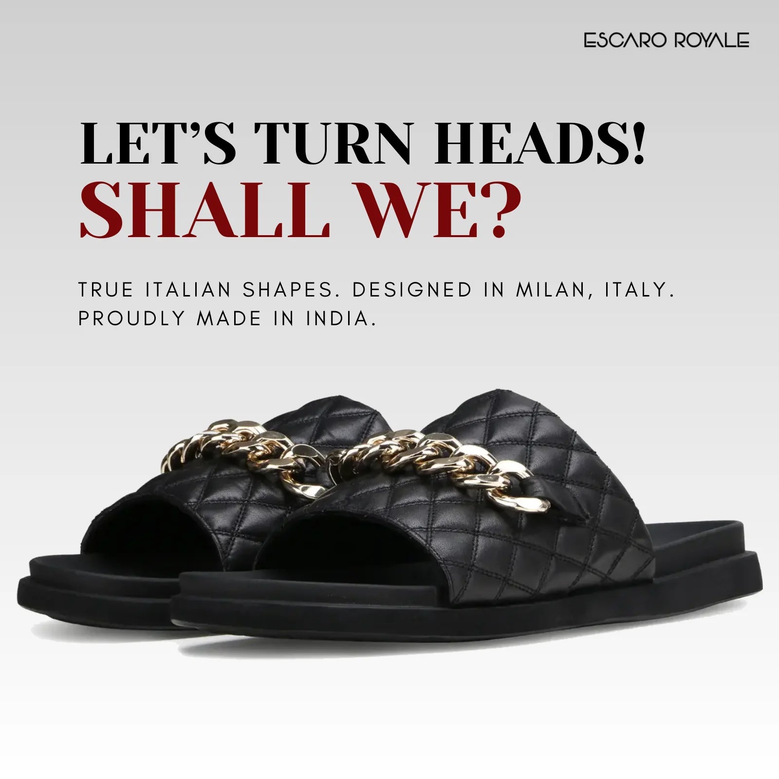 The Raffles Quilted Sliders In Black