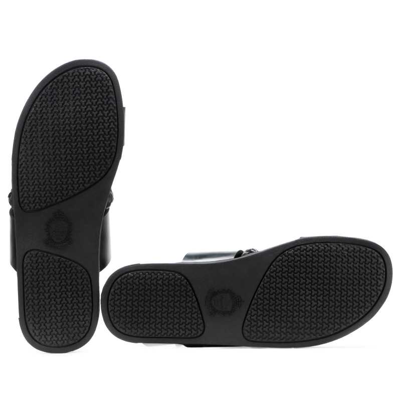 Genesis Weaved Slippers - Black