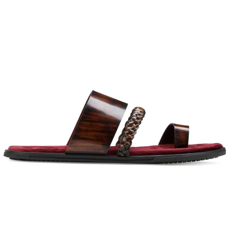 Genesis Weaved Slippers - Brown