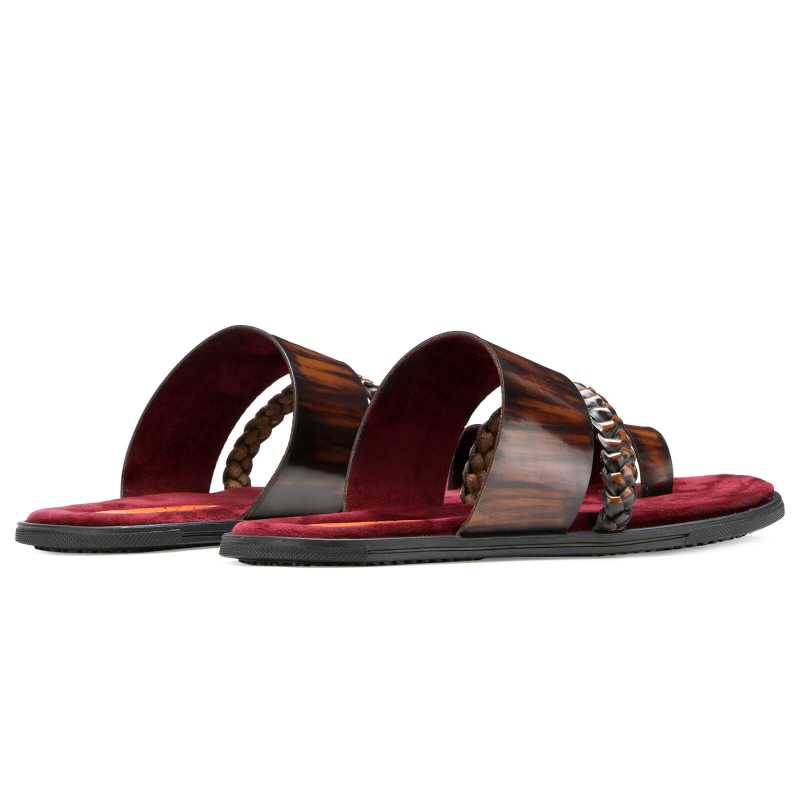 Genesis Weaved Slippers - Brown