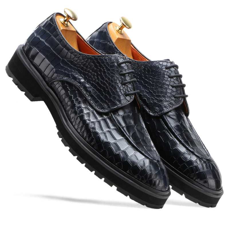 Callahan Lightweight Derby Shoes in Gray