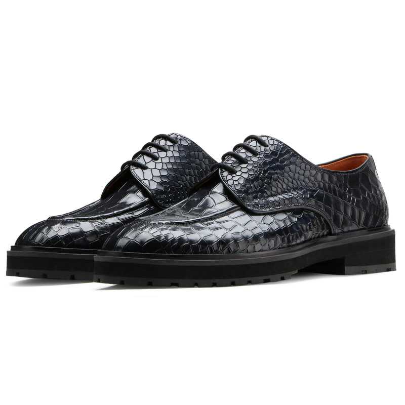 Callahan Lightweight Derby Shoes in Gray